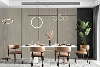 大庆轻奢风格-餐厅