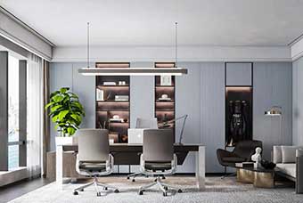 大庆轻奢风格-书房