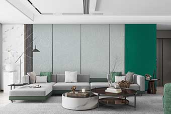 大庆轻奢风格-客厅