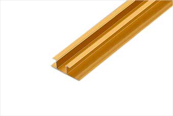 大庆航空纤维墙咔铝合金带灯中条(钛金氧化)