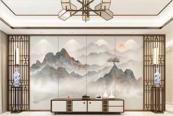 大庆森佰汇航空纤维（山水画系列）