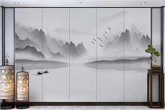 大庆森佰汇航空纤维（山水画系列）